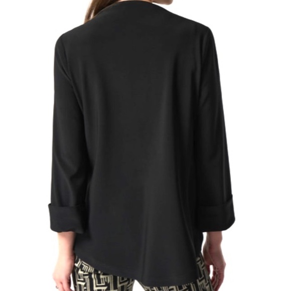 Joseph Ribkoff Asymmetric Jacket w/Cut Out Detail - Picture 9 of 9
